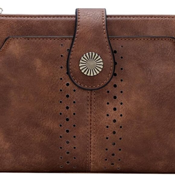 Crossbody Bag Vegan Leather Small Shoulder Purse with Detachable Straps - Picture 1 of 7